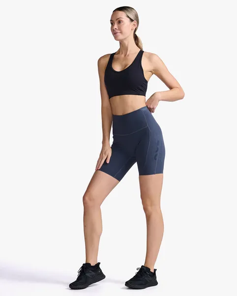 2XU Hi-Rise Bike Shorts (Navy) - Women's