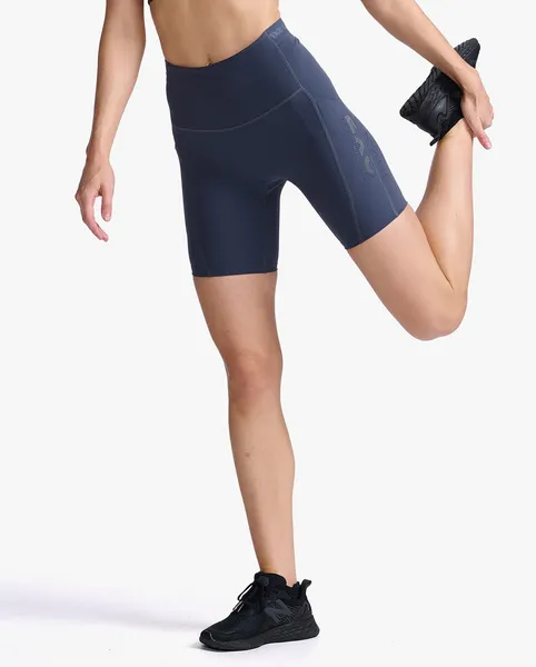 2XU Hi-Rise Bike Shorts (Navy) - Women's