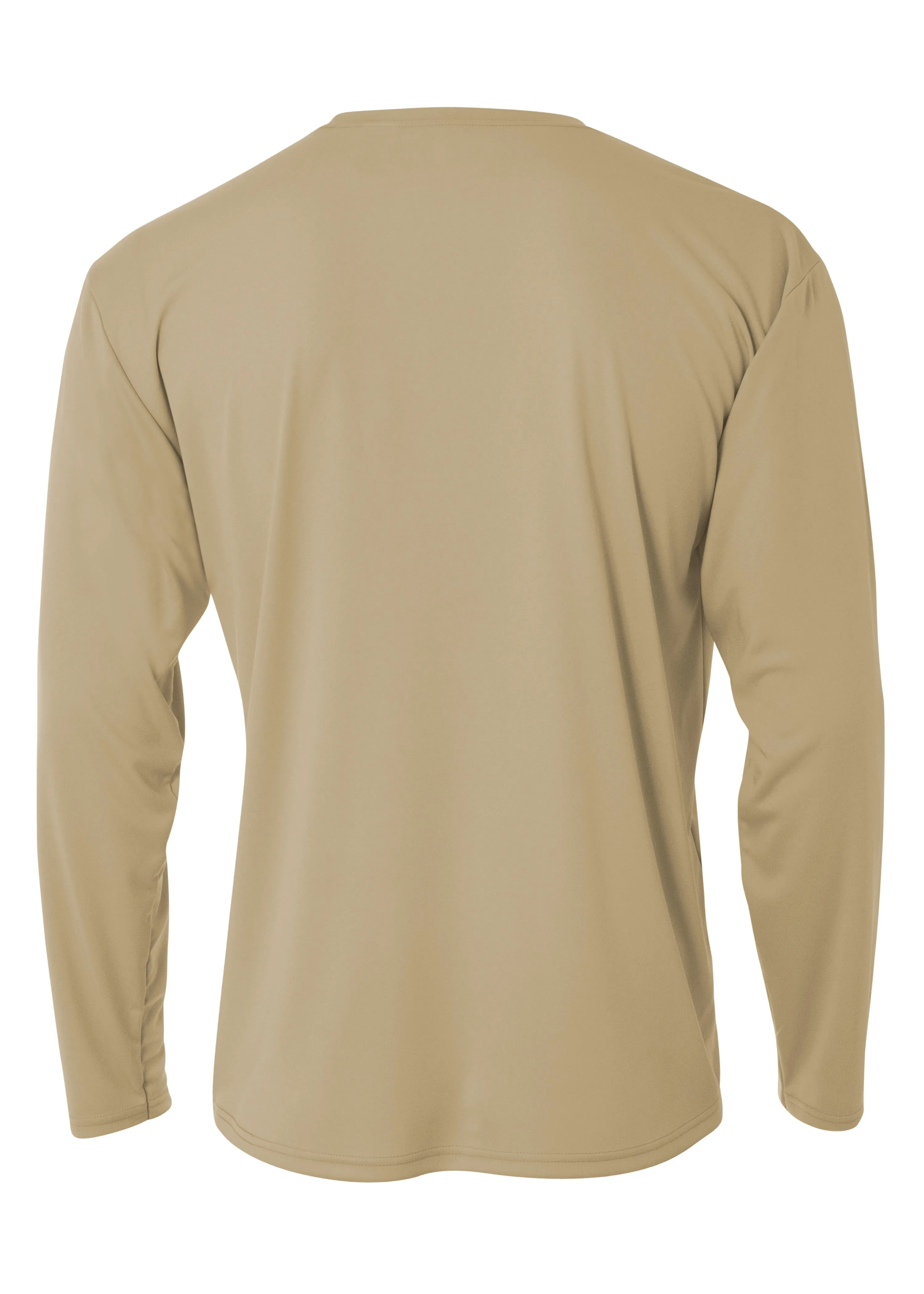 A4 Mens Cooling Performance Long Sleeve Crew