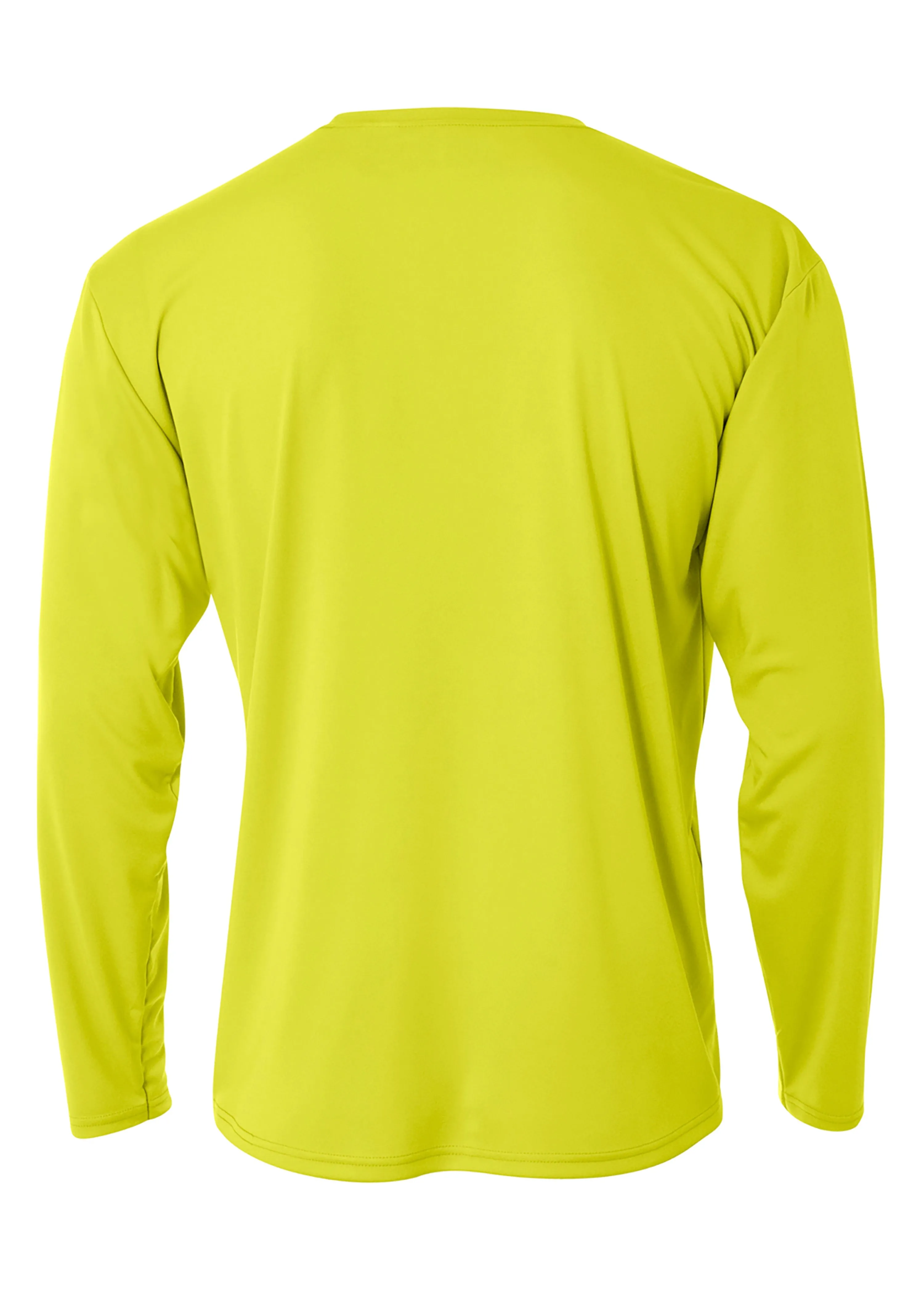 A4 Mens Cooling Performance Long Sleeve Crew