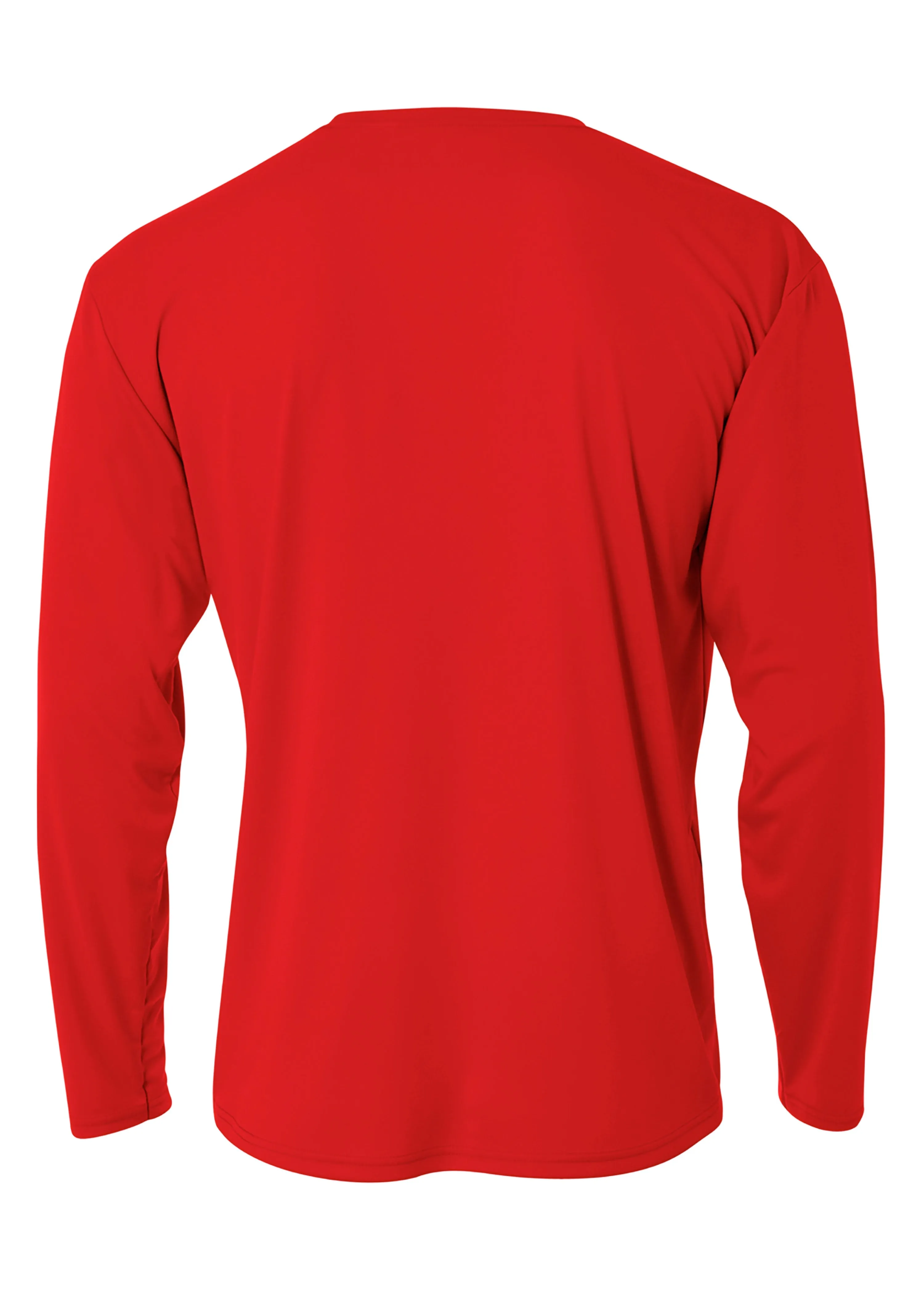 A4 Mens Cooling Performance Long Sleeve Crew