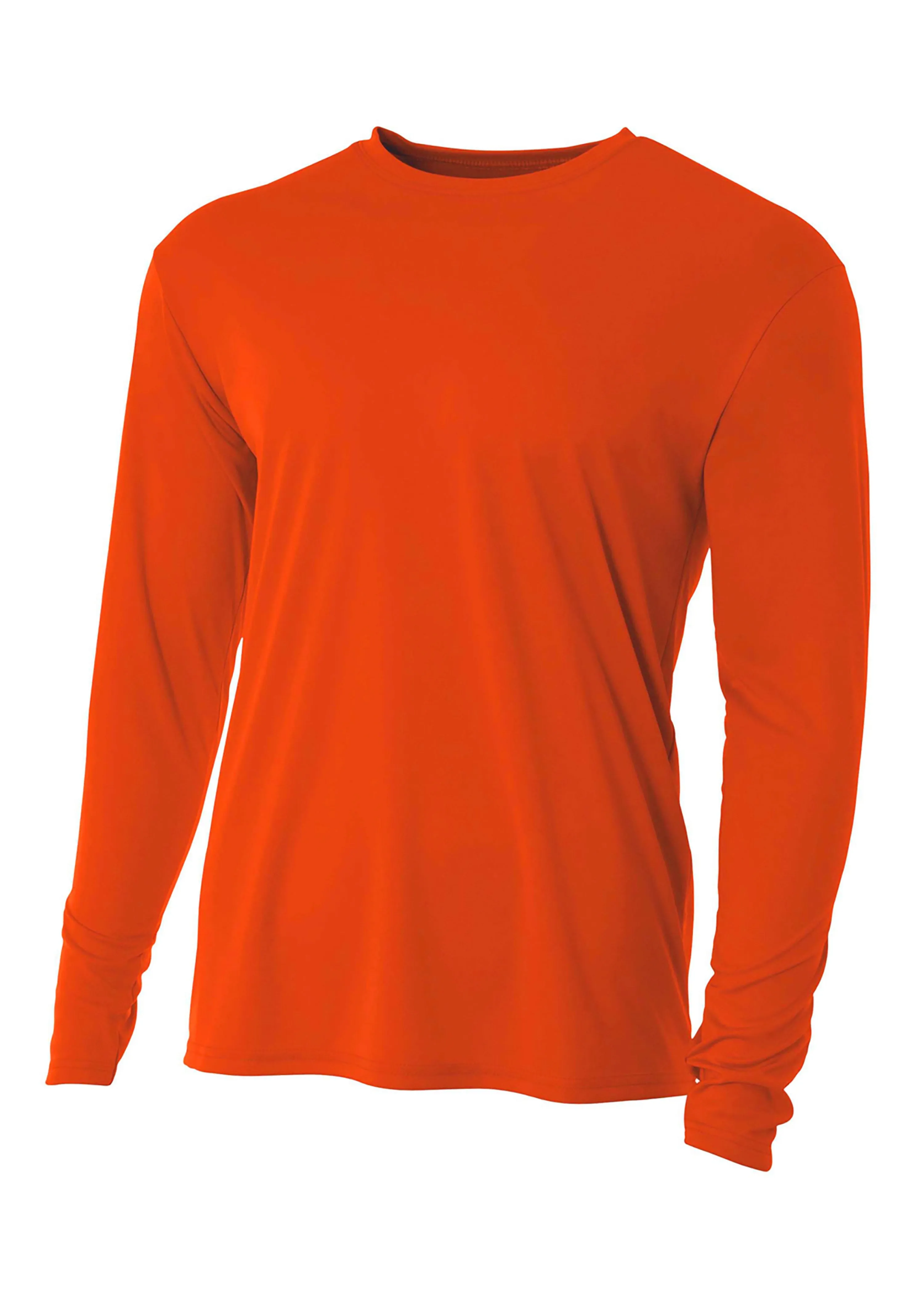 A4 Mens Cooling Performance Long Sleeve Crew