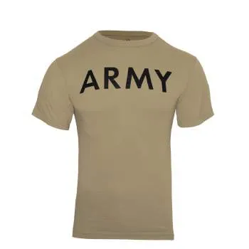 AR 670-1 Coyote Brown Army Physical Training T-Shirt