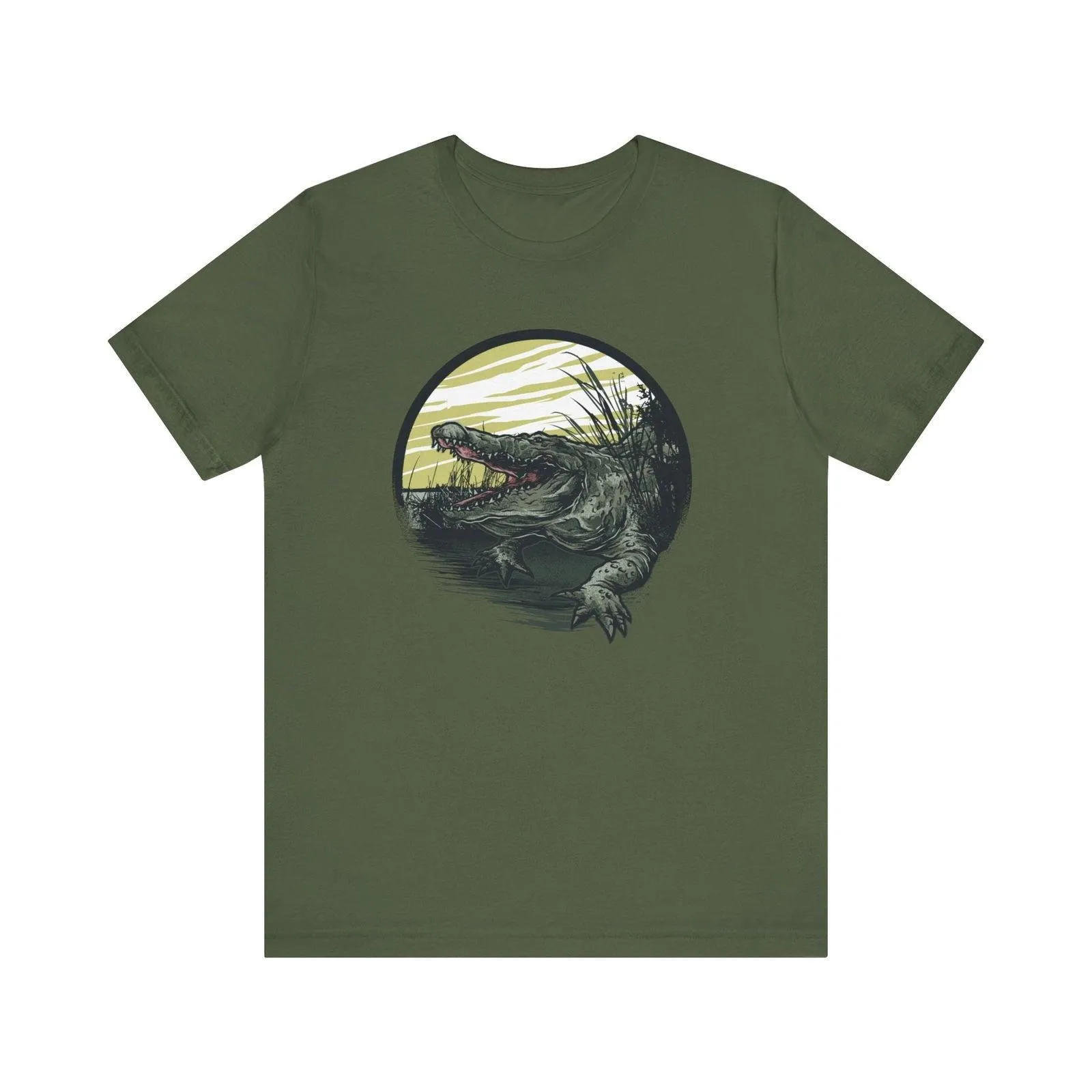 Beach Swamp Predator Alligator T Shirt