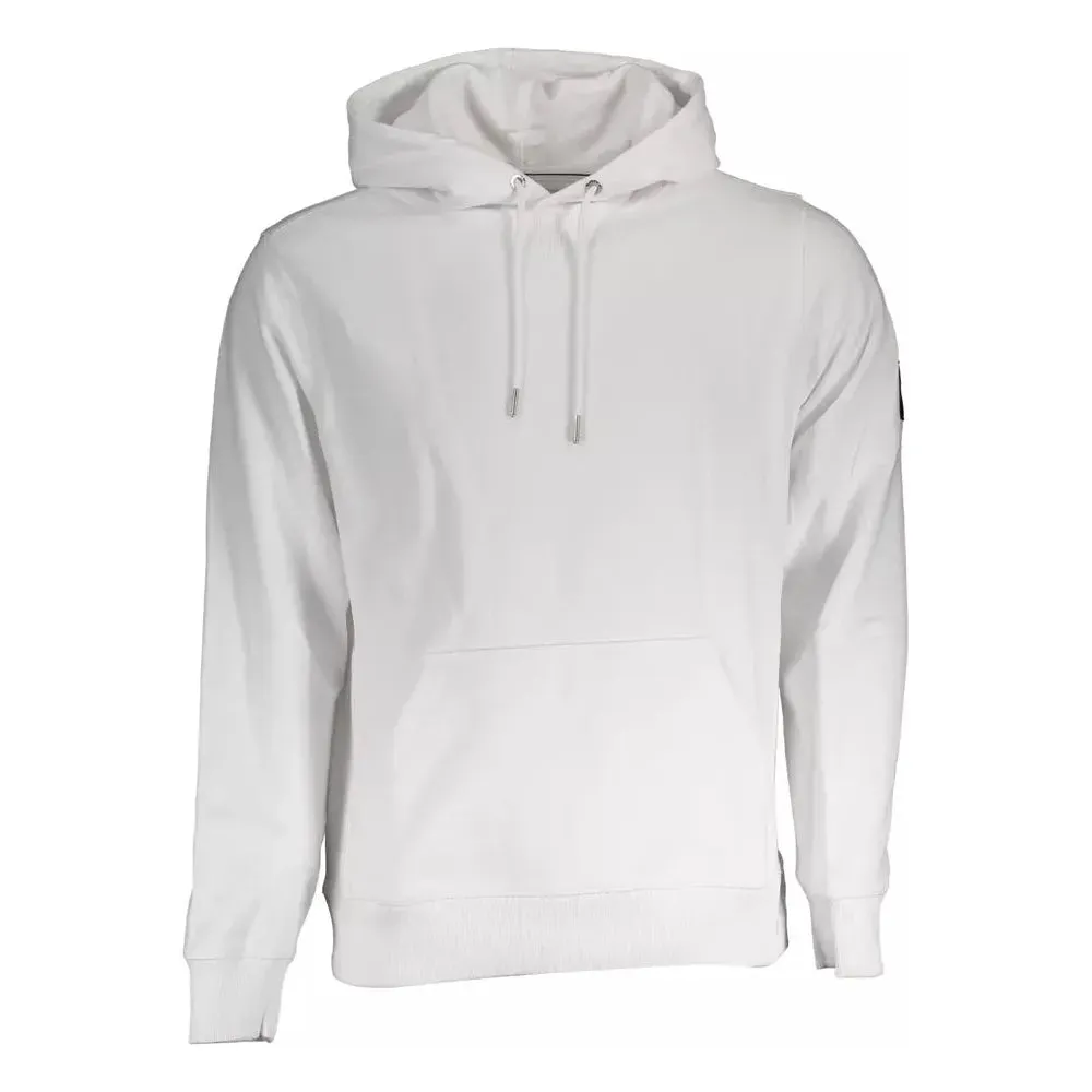 Calvin Klein White Cotton Men Sweatshirt