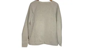 Casual Gray Lace-Up Sweatshirt, XL