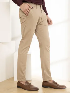 CASUAL PANT CROSS POCKET SLIM FIT  LIGHT KHAKI