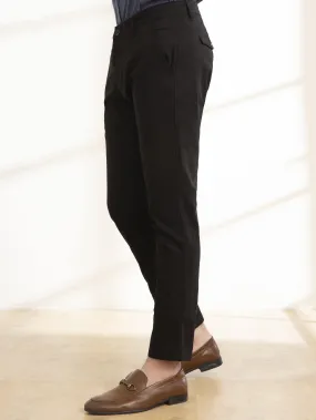 CASUAL PANT SLIM FIT CROSS POCKET BLACK