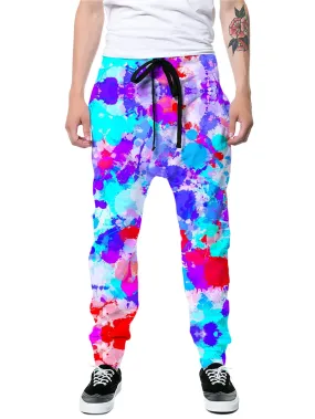 Cherry Frost Paint Splatter Joggers