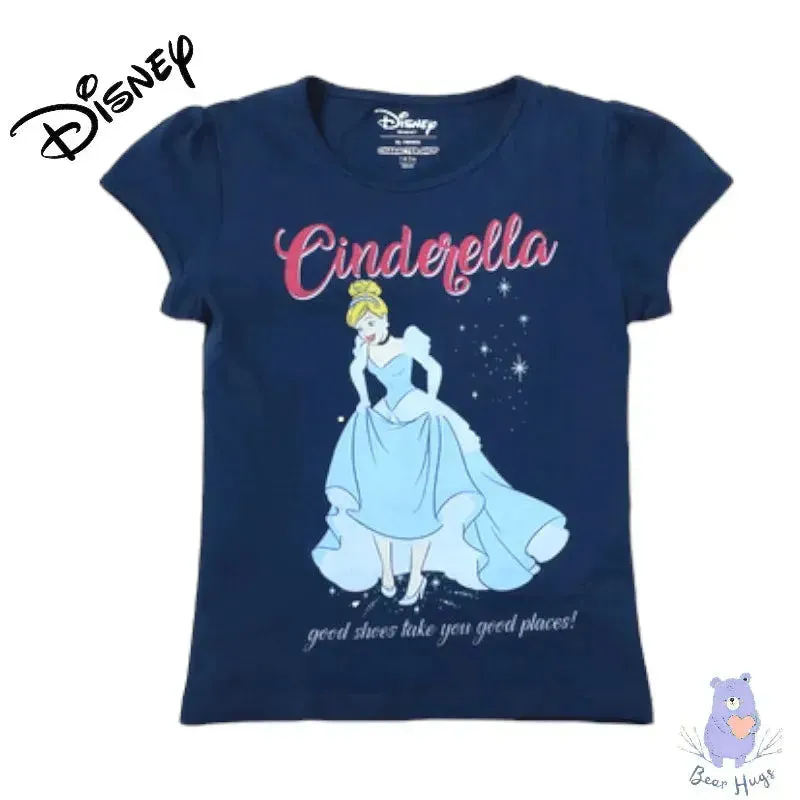 Cinderella Print Round-Neck T-shirt