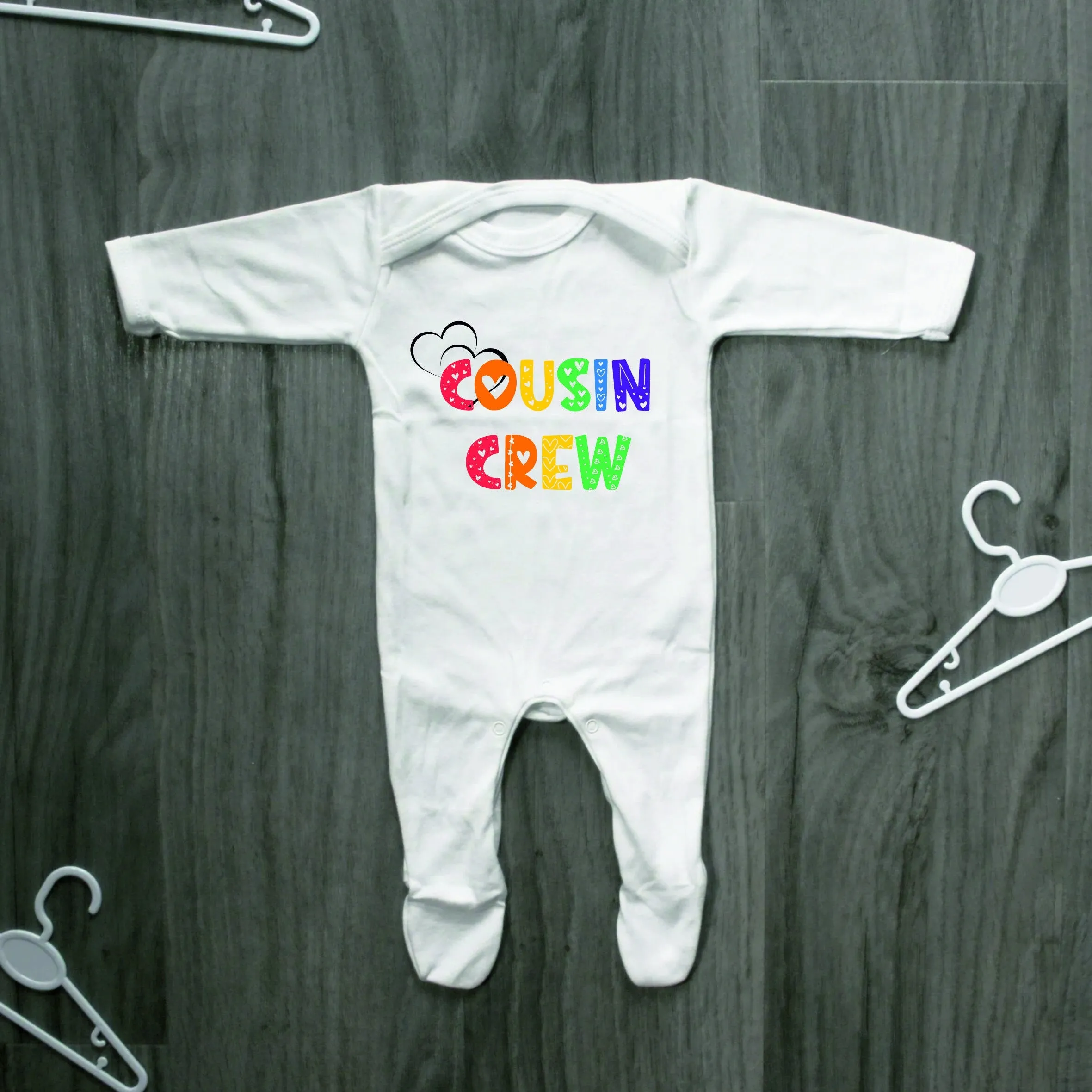 Cousins Crew Kids T-Shirt, Baby Vest, Baby Rompersuit | Matching T-shirts