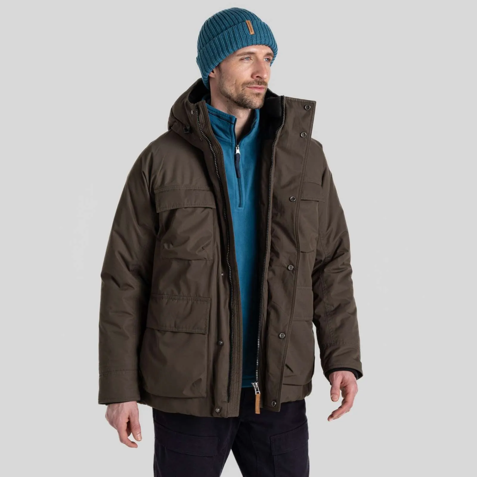 Craghoppers Mens Hamps National Trust Waterproof Winter Jacket