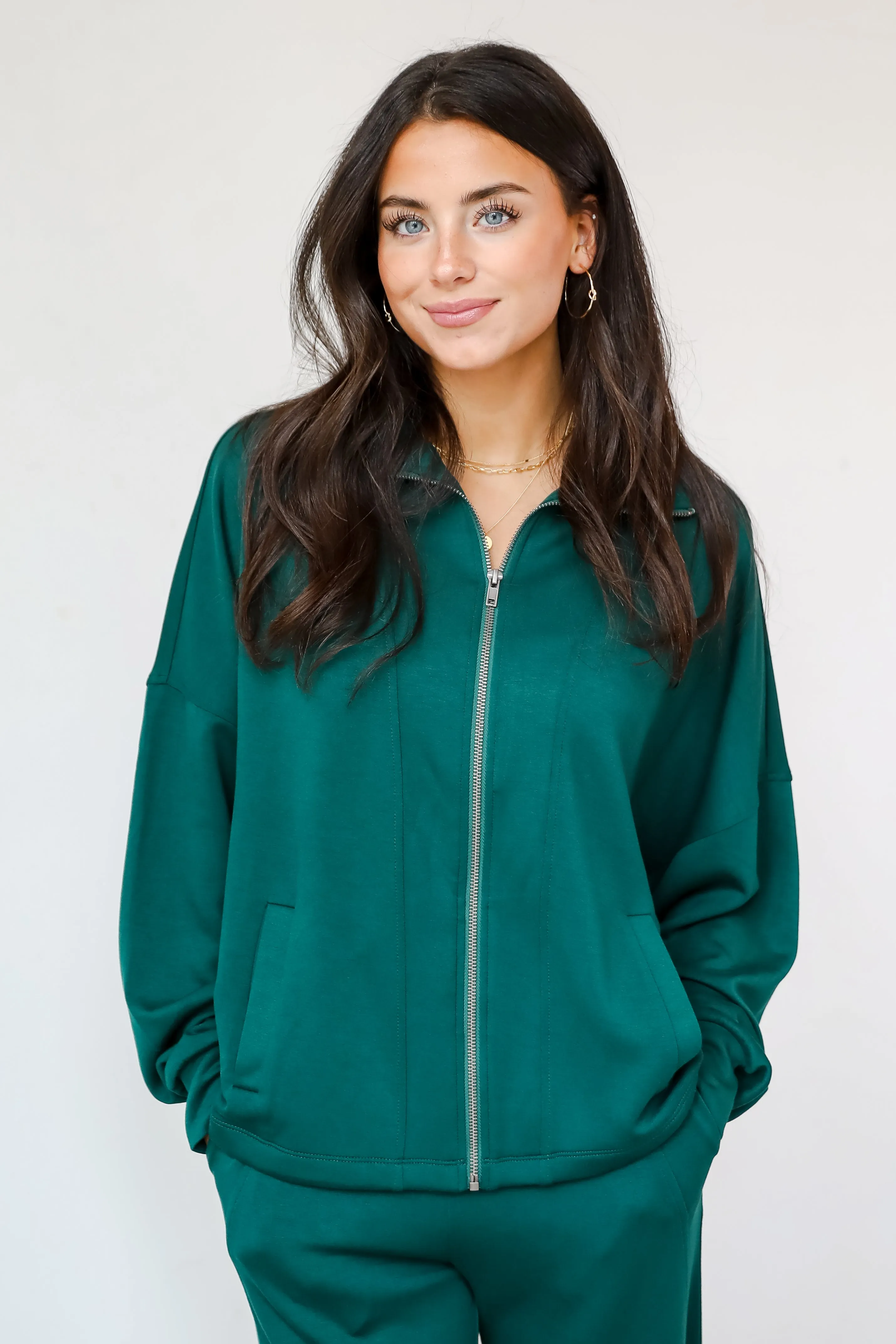 Essential Comfort Zip-Up Jacket - DOORBUSTER