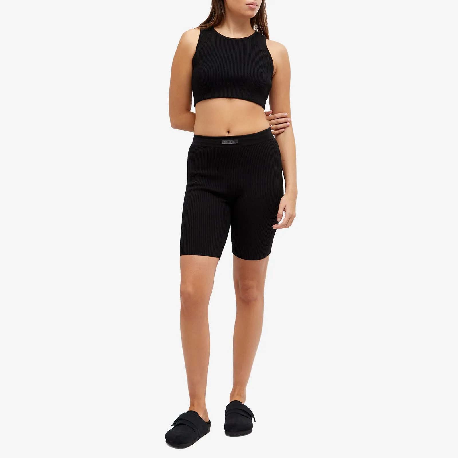 Fear Of God Essentials Essentials Biker Shorts, black