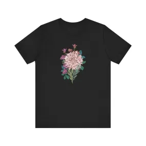 Flower Blossoming Dahlia T Shirt