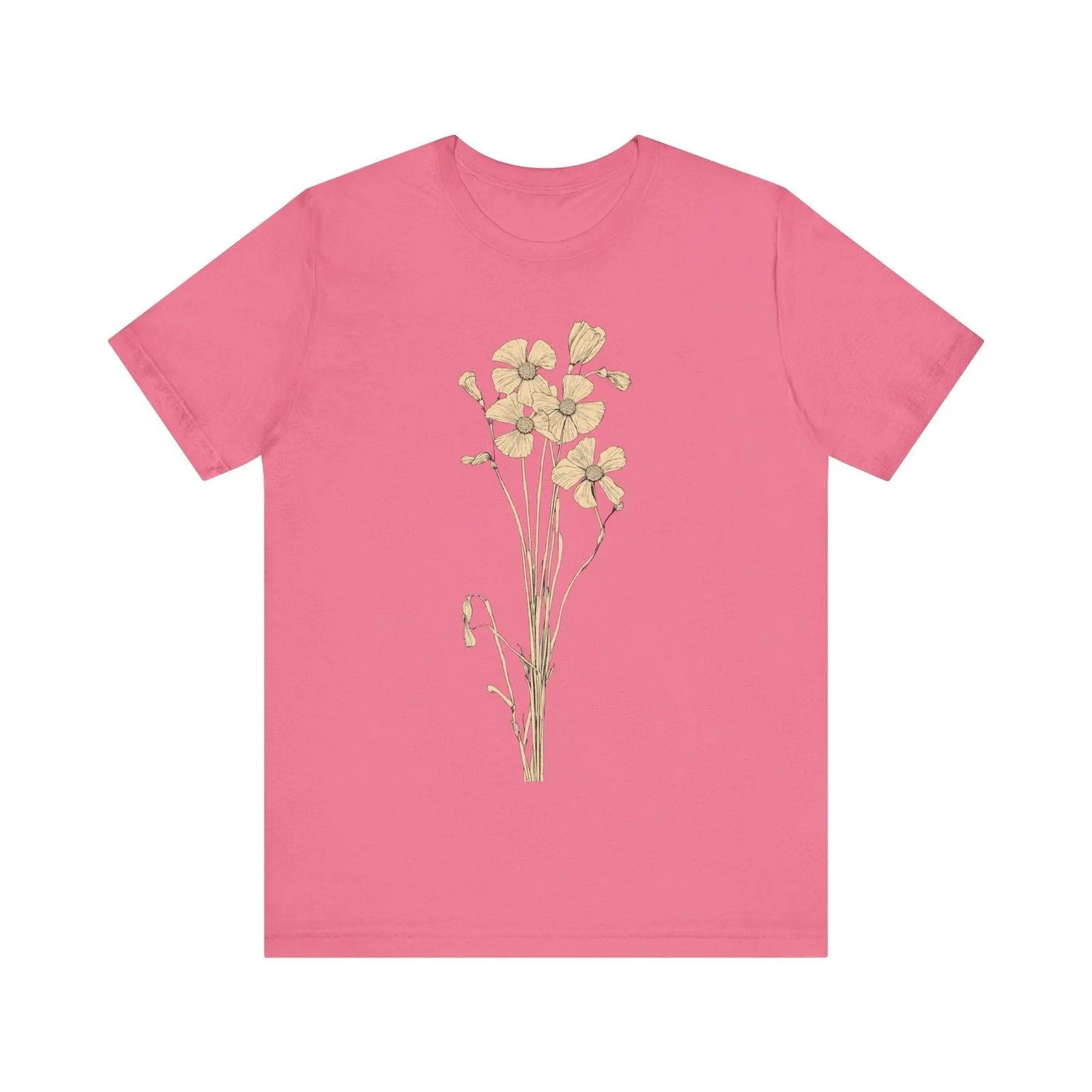 Flower Sketchy Bloom T Shirt