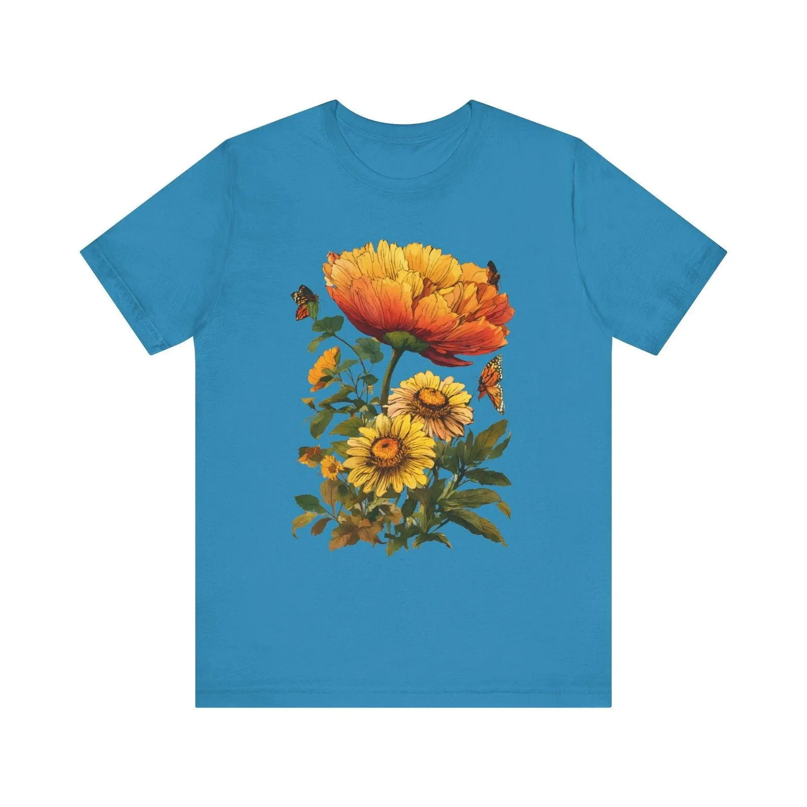 Flower Sunlit Garden T Shirt