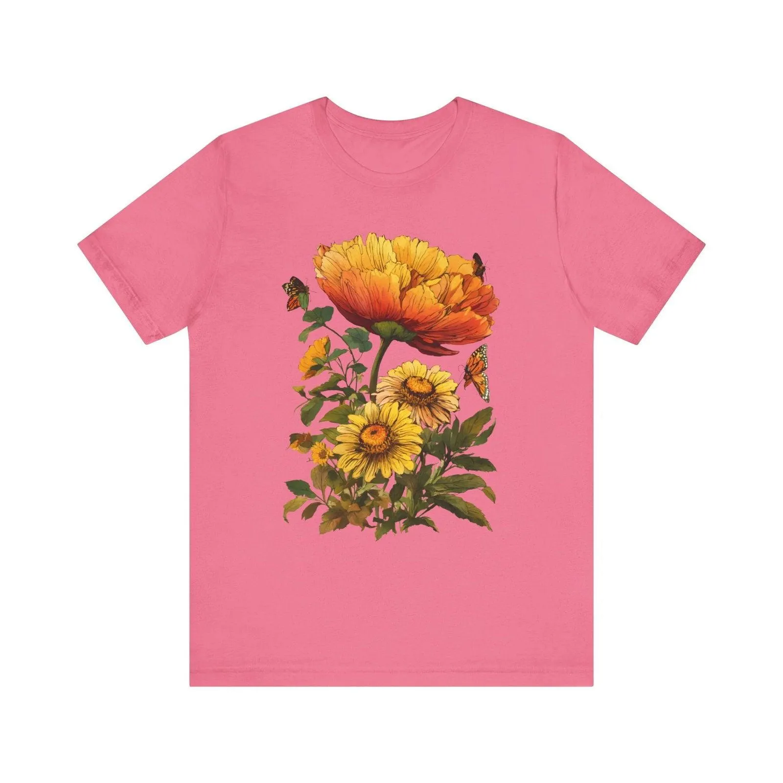 Flower Sunlit Garden T Shirt