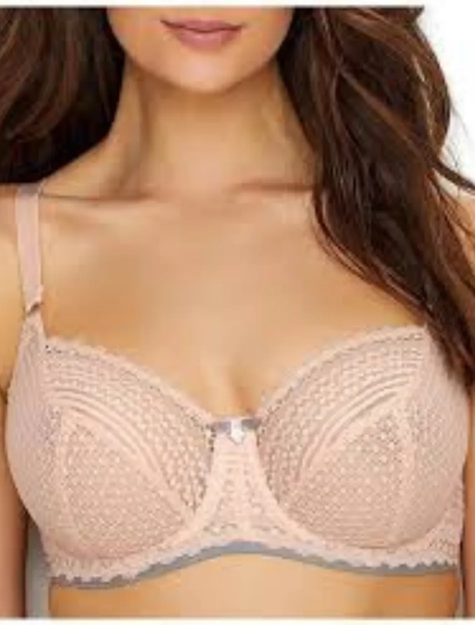 Freya Daisy Lace Underwire Balcony Bra in Blush