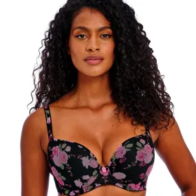 Freya Rose Blossom UW Moulded Bra | Black Rose