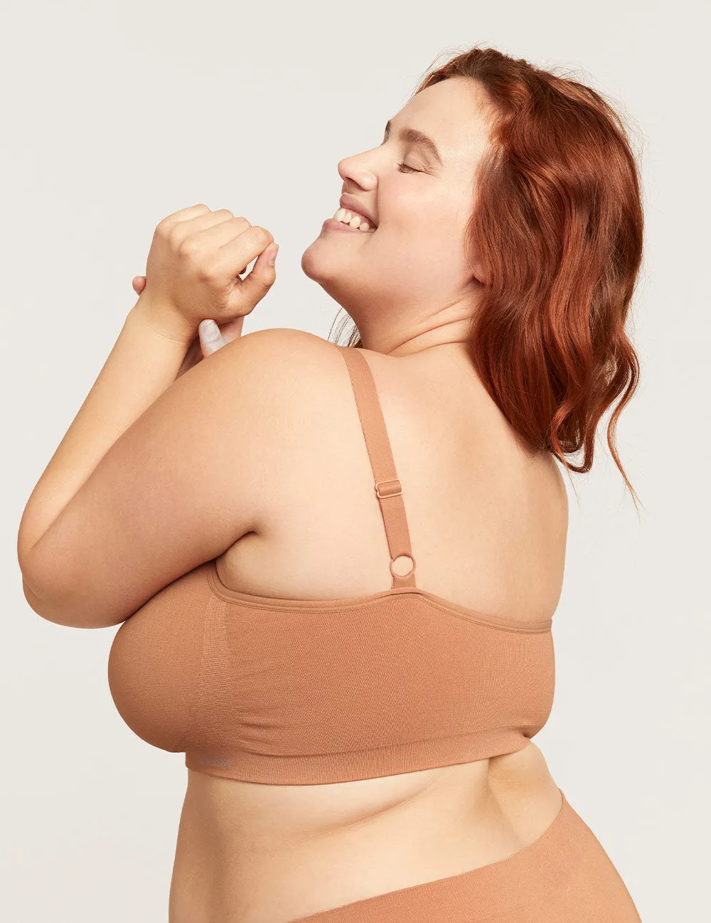 Full Bust Wireless Bra - Nude 2