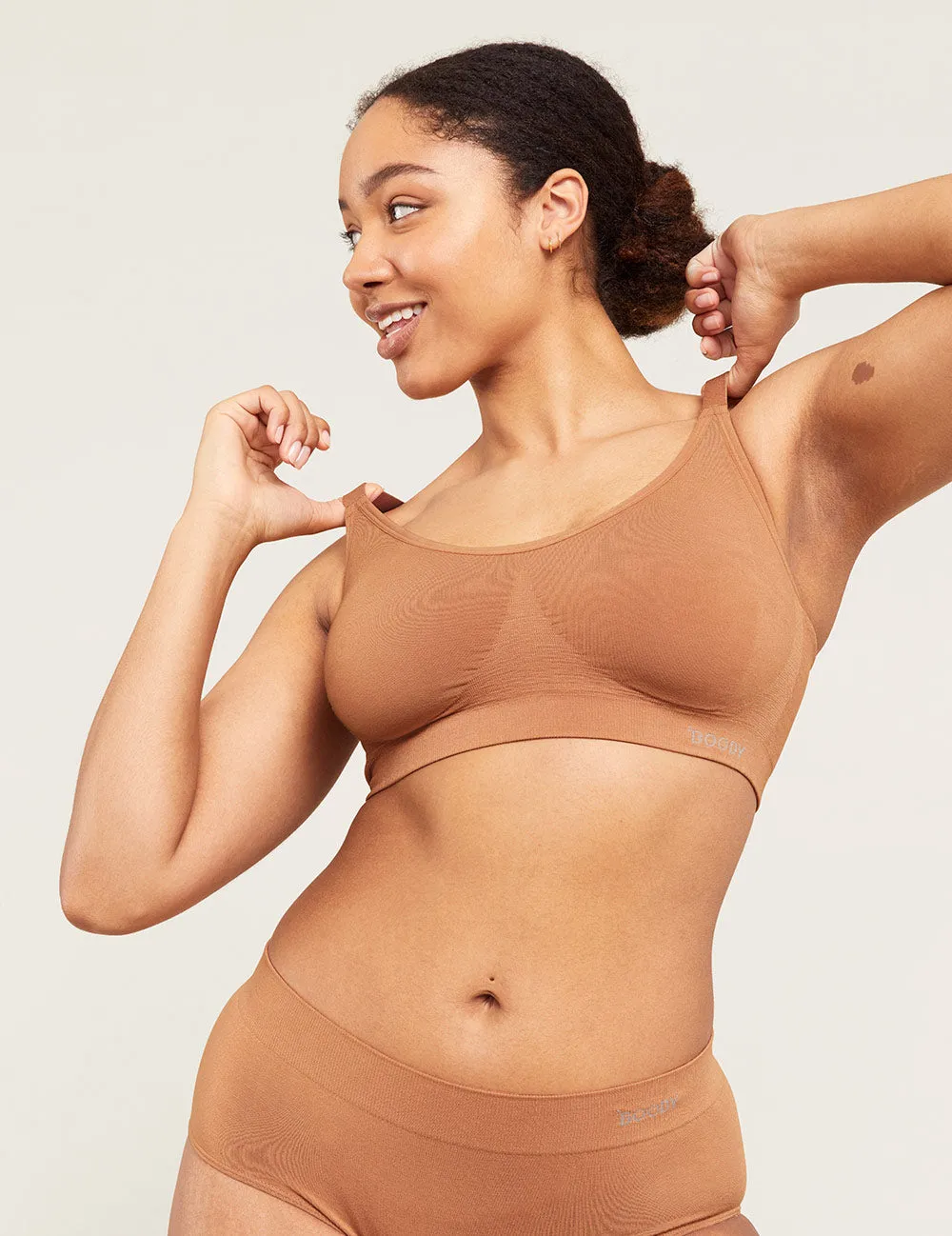 Full Bust Wireless Bra - Nude 2