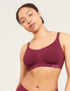 Full Bust Wireless Bra - Plum