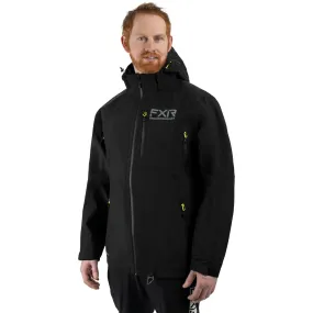 FXR  Mens Black HiVis Adventure Tri-Laminate Jacket Breathable Waterproof