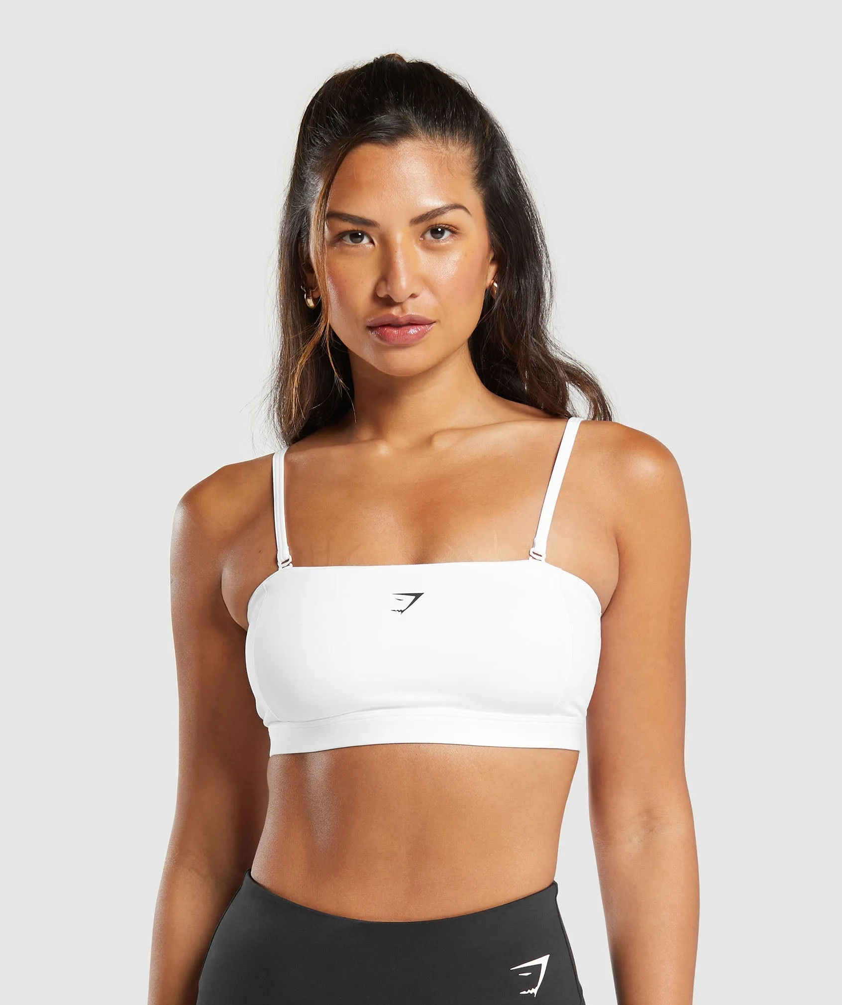 Gymshark Multi Way Strap Bandeau Bra - White