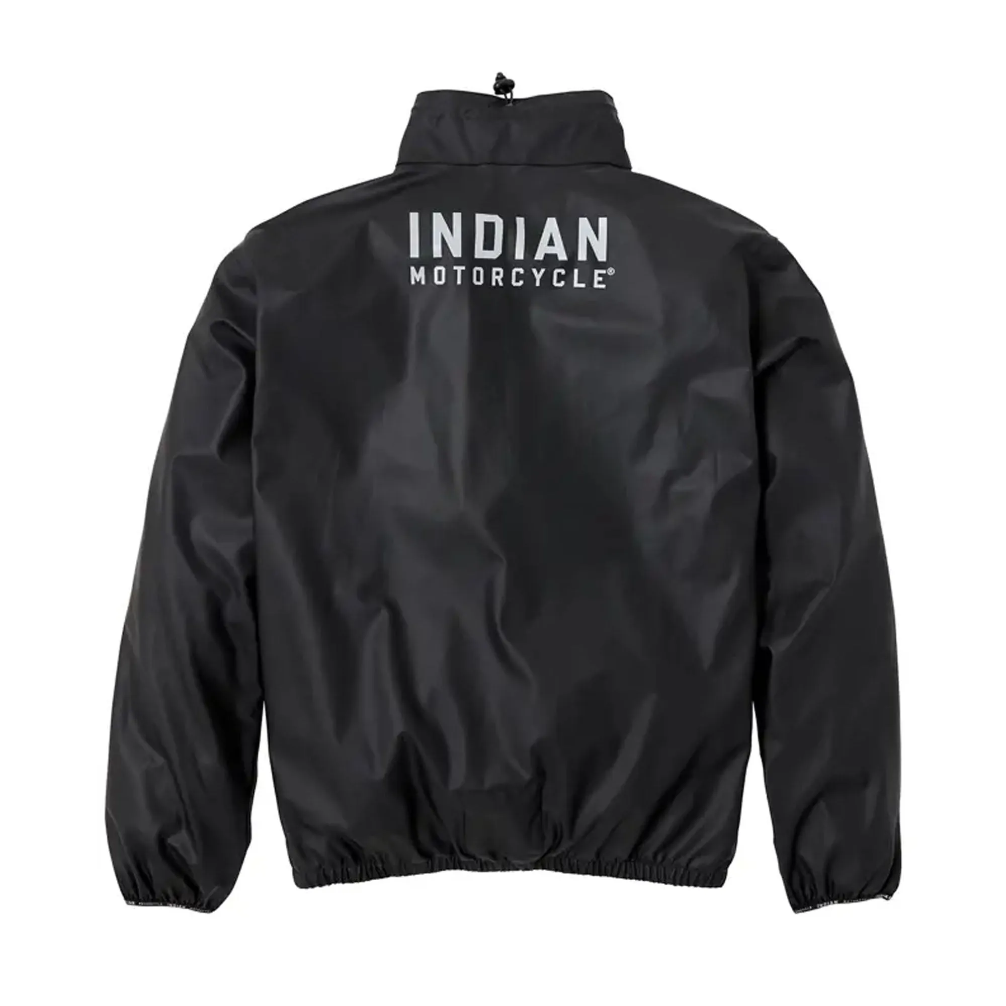 Indian Motorcycle Unisex Rain Suit Jacket Black