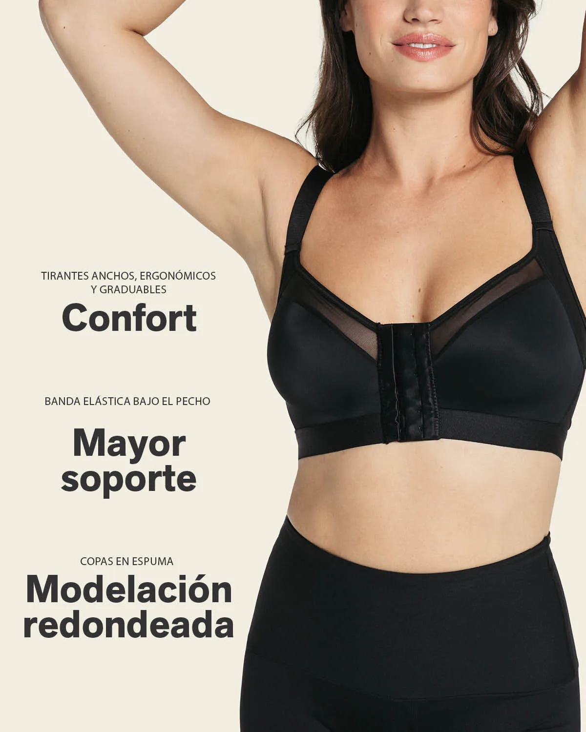 Lightly Lined Wireless Posture Corrector Bra