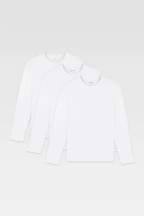 Long Sleeve T-Shirt Pack (3 for 2) - White