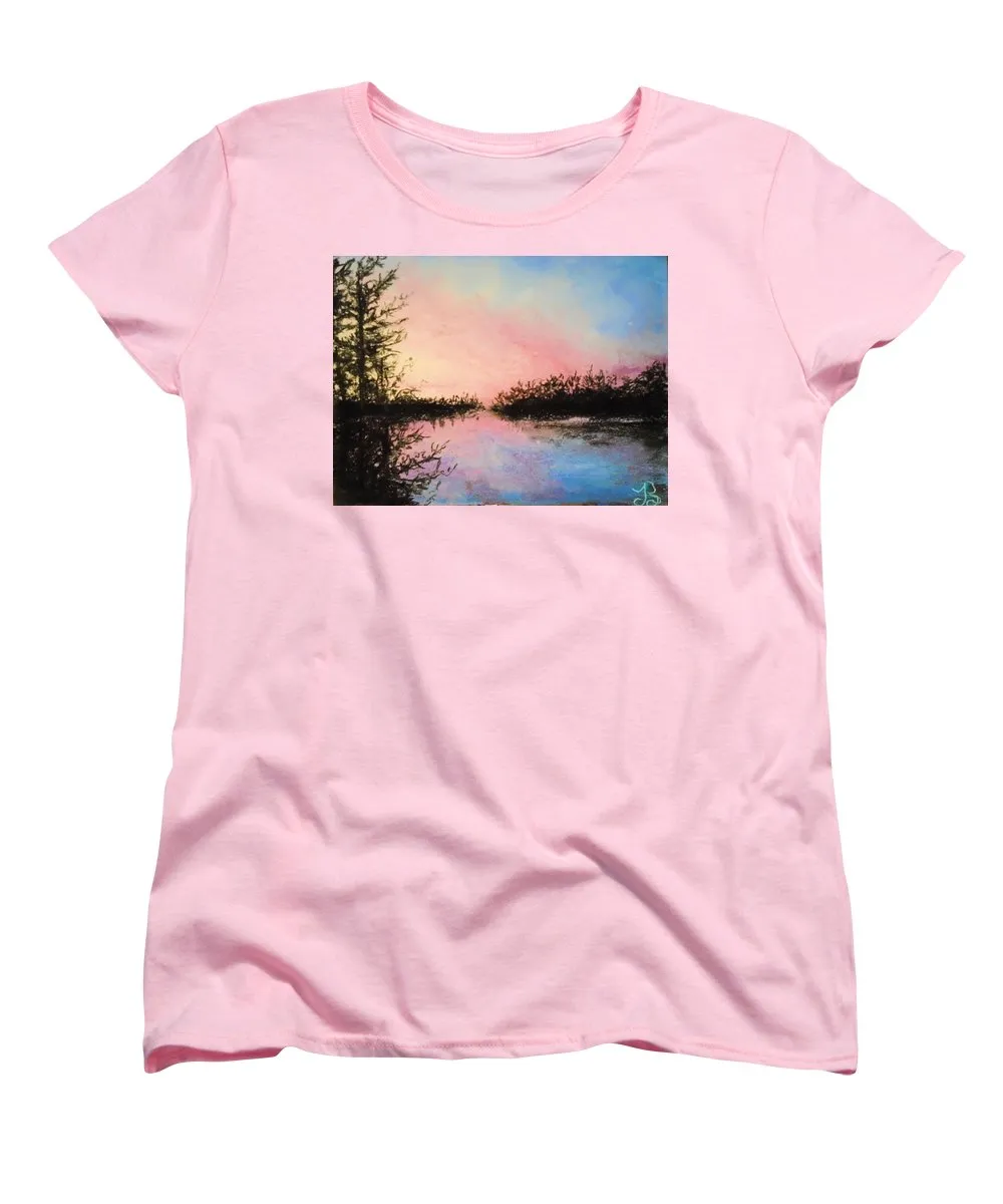 Night Streams in Sunset Dreams  - Women's T-Shirt (Standard Fit)