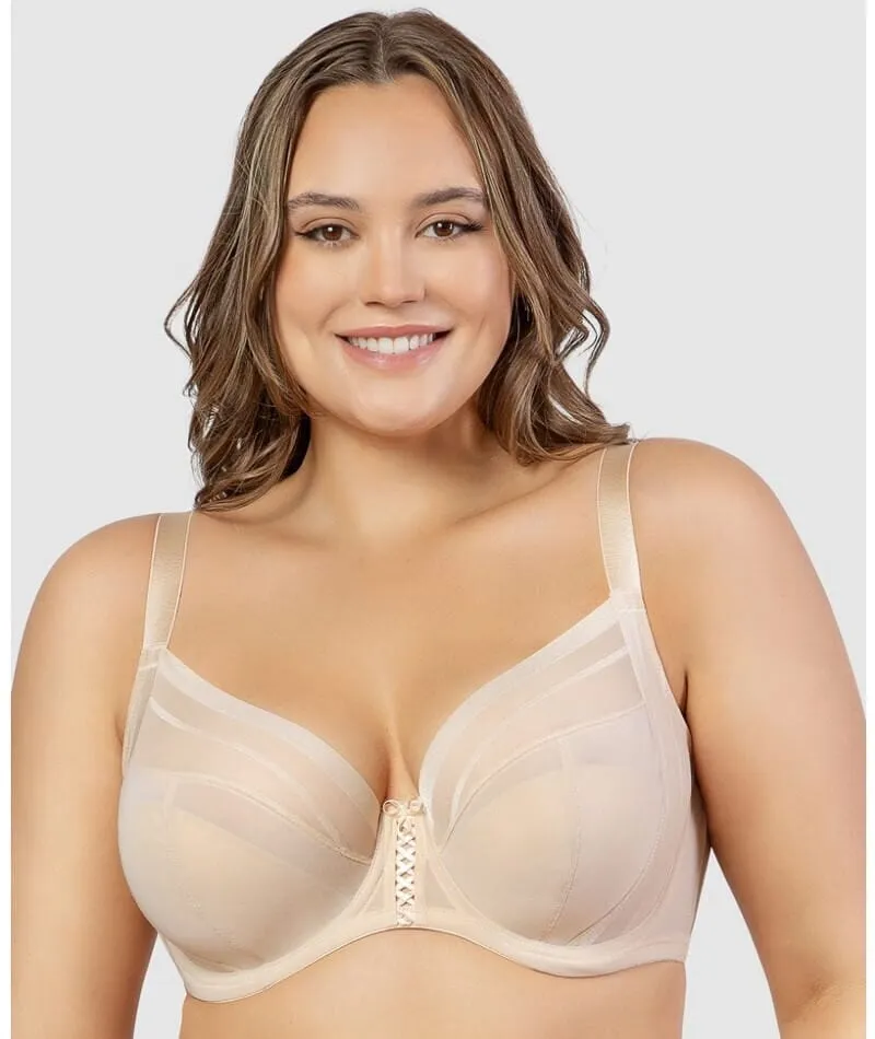 Parfait Shea Supportive Full Blast Plunge Bra - Bare