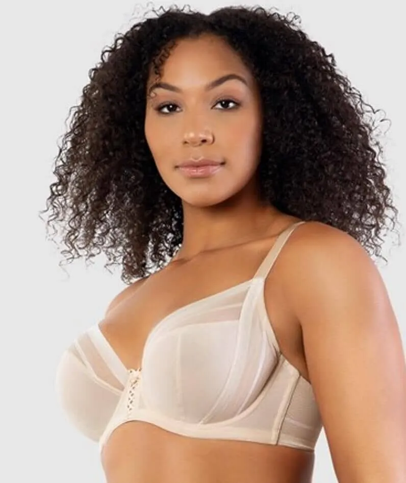 Parfait Shea Supportive Full Blast Plunge Bra - Bare