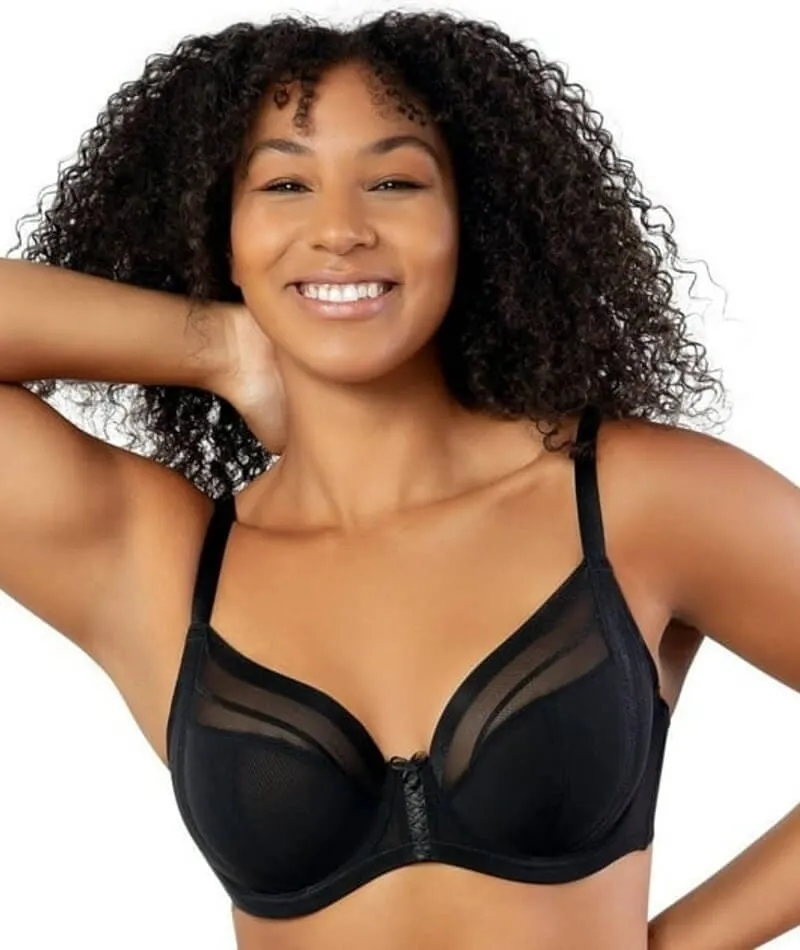 Parfait Shea Supportive Full Blast Plunge Bra - Black