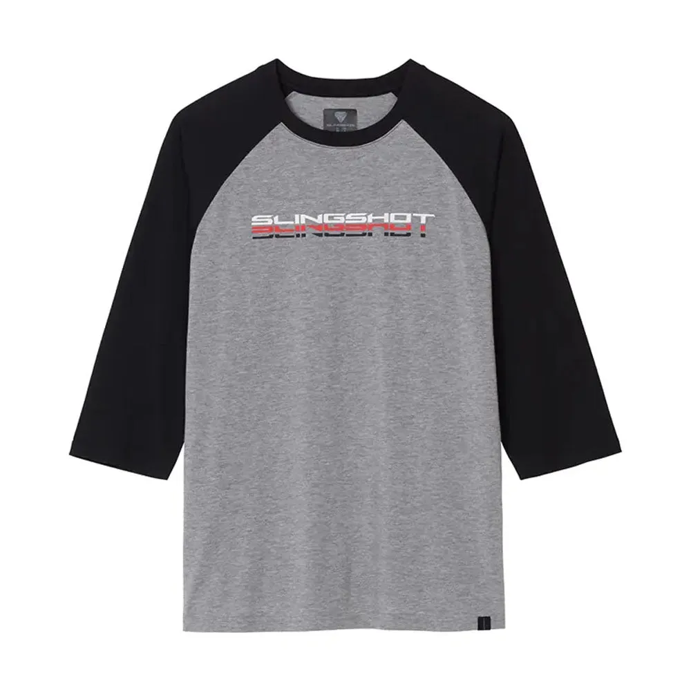 Polaris  3 4 Sleeve T-Shirt Tee Soft Lightweight Comfortable Heather Grey