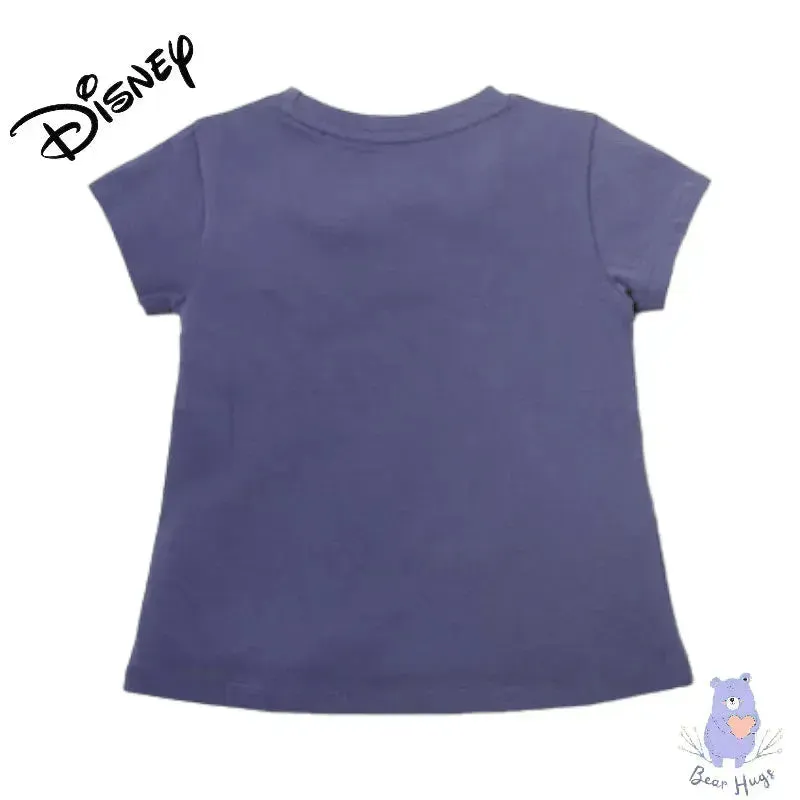 Snow White Round-Neck Cotton T-shirt