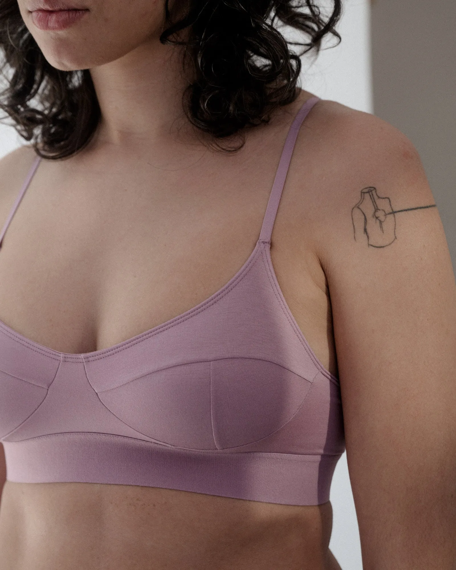 Soft Bra - Bamboo Lyocell - Still Purple