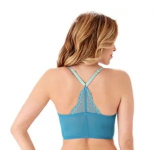 Superboost Lace V-Bralette 7718 - Fashion Blue