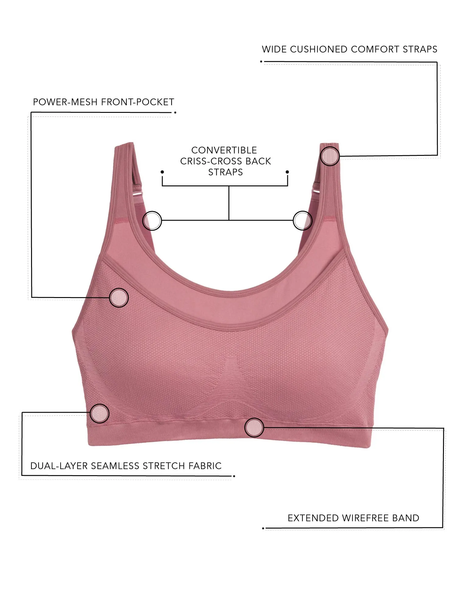 The Simone - Seamless Medium-Impact Sports Bra