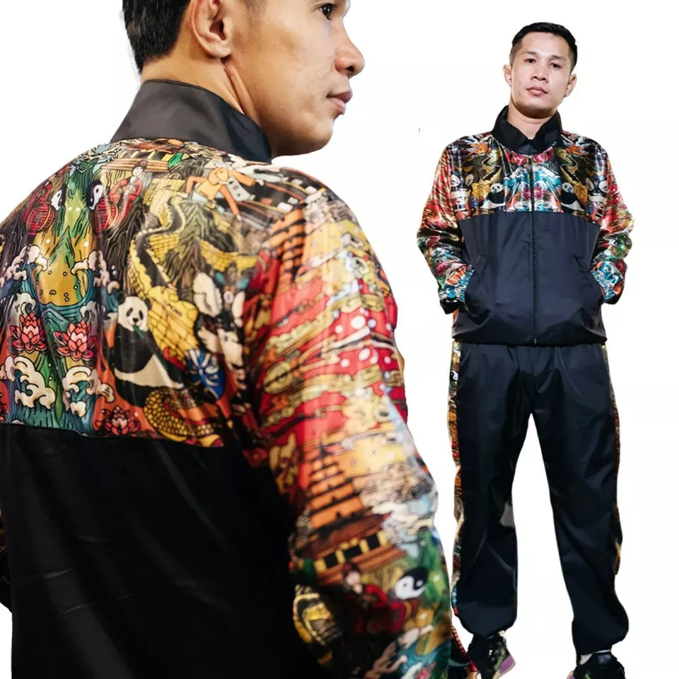 Top King TKTRS-009 TRACK SUITS M-XXL Black (SET)