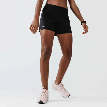 Women's running shorts dry - black